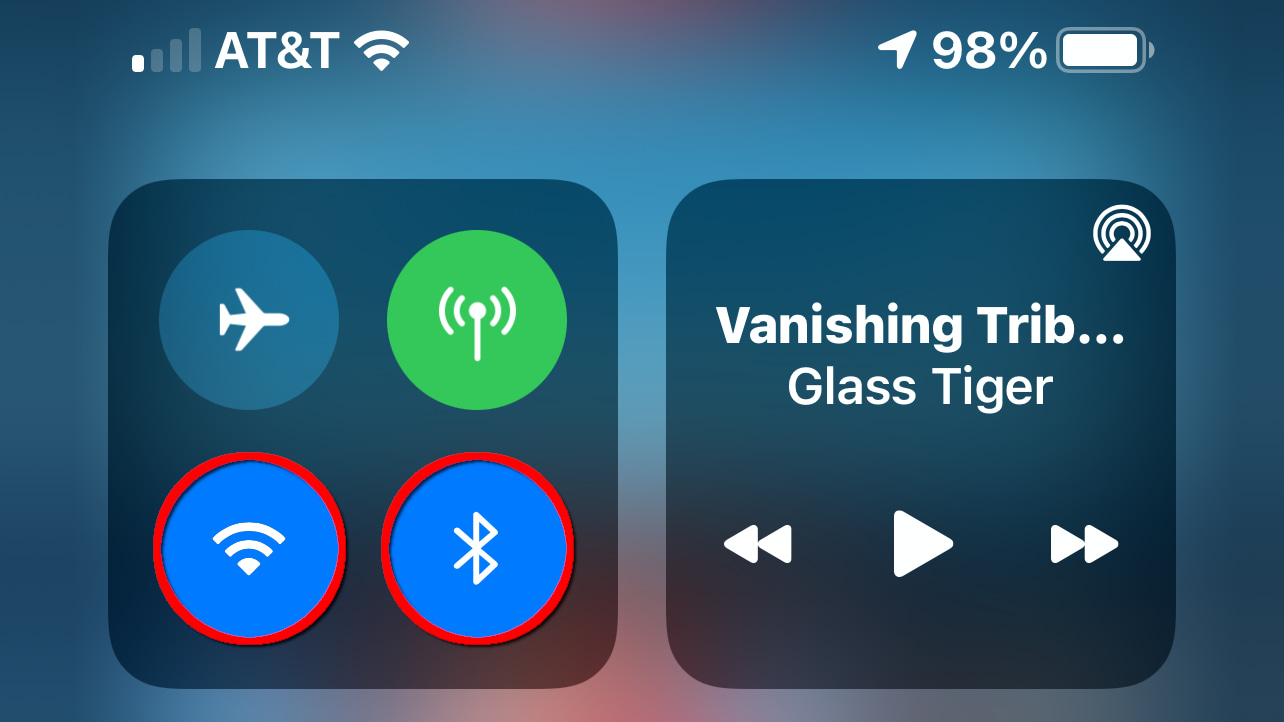 iphone-bluetooth-wifi-icons iOS 14 Wi-Fi Bluetooth Toggles